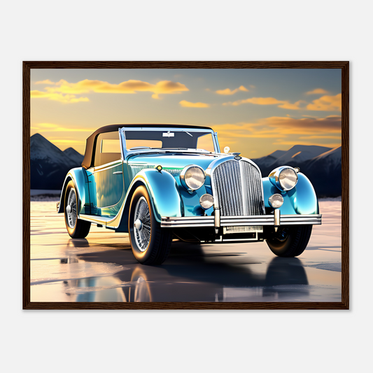 A Morgan Classic Car Poster