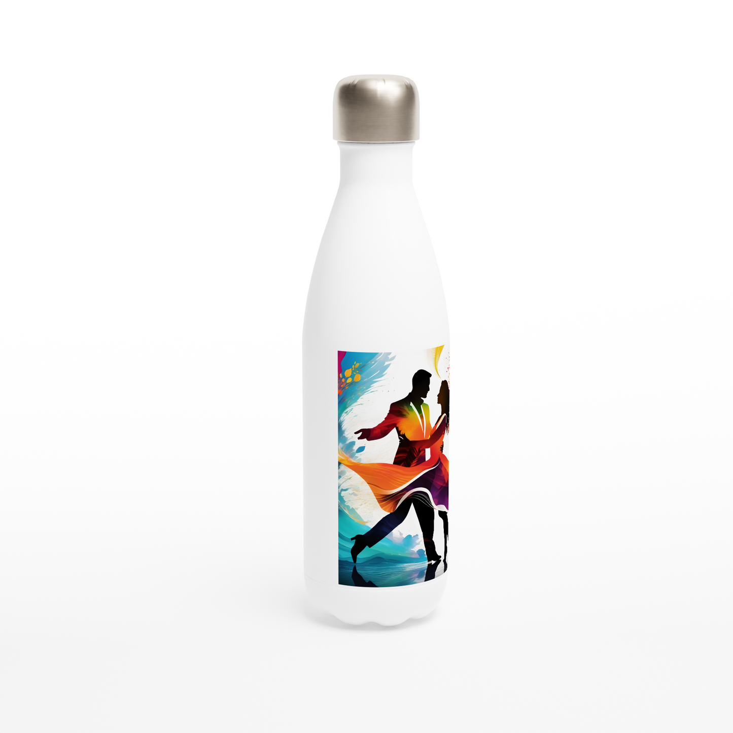 Water Bottle Printed Couple Dancing