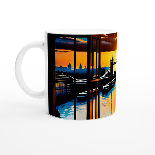 Cup Printed Scene Looking out